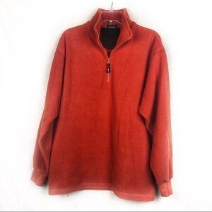 EUC-VINTAGE Bossini 1/2Zipper Collar FleeceJacket